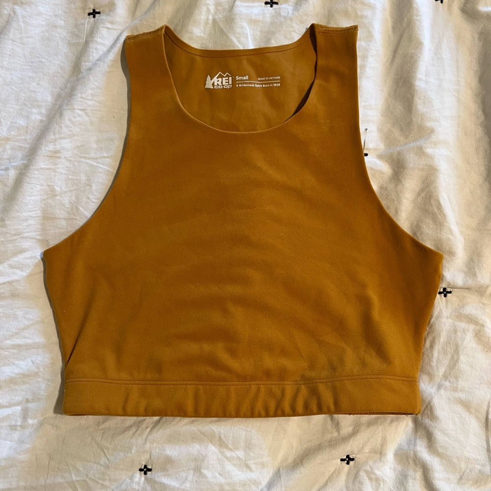 REI Mustard Yellow Tank Top